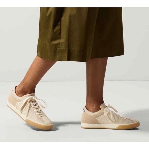 Rothy’s The Lace Up Washable Mesh Sneaker Beige Women’s 10 Casual Comfort - Picture 2 of 12